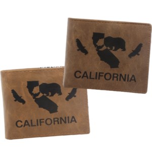 Suede State Wallets - California