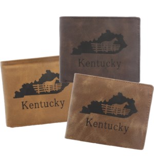 Suede State Wallets - Kentucky