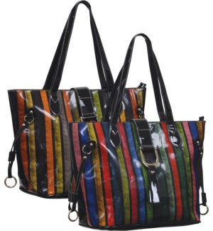 Bright Striped Tote Bag Mix