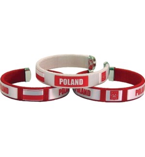 National Pride Bracelet - Poland (Carded Available)