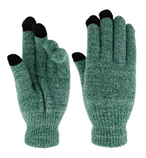 Team Spirit Touch Gloves - Green/White