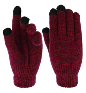 Team Spirit Touch Gloves - Navy/Red