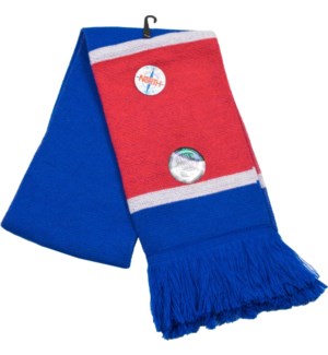Scarf with Fringe Blue/Red/White  - Stadium Series