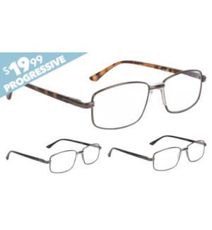 Progressive Lens Readers with AR Coating - Penn Assorted Diopters