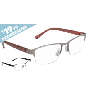 Progressive Lens Readers with AR Coating - Oxford Assorted Diopters