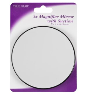 3x Magnifier Mirror with Suction