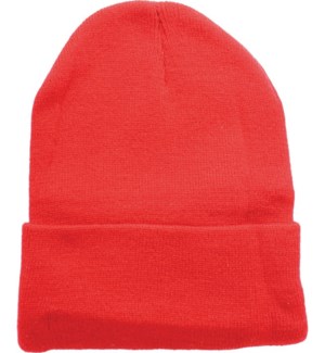 Solid Colored Beanie - Red