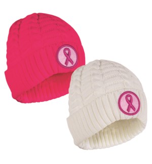 Breast Cancer Awareness Beanie