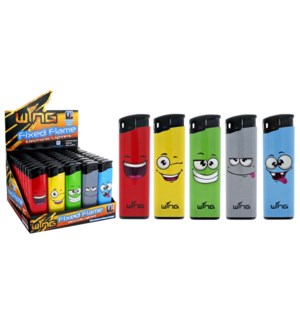 Funny Faces Fixed Flame Electronic Lighter (50/1000)